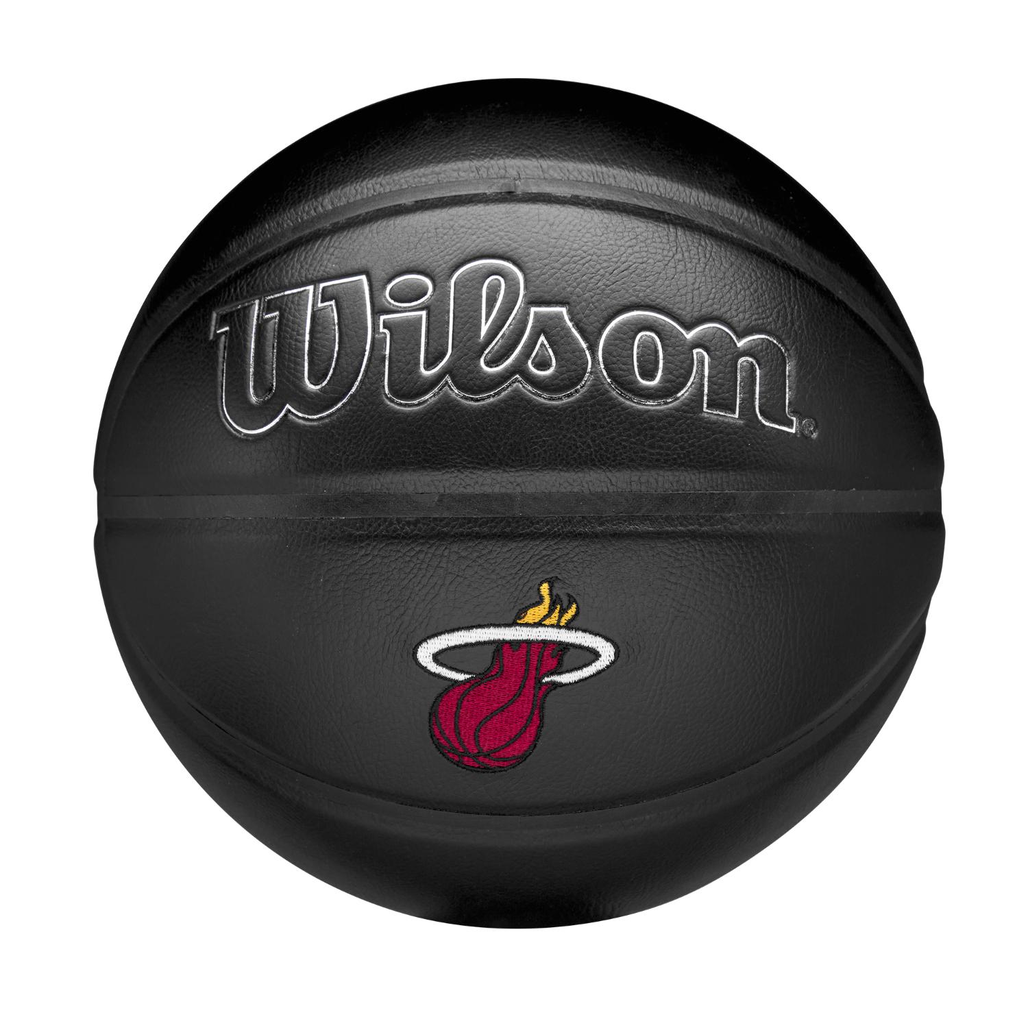 Levně Wilson NBA Team Premiere Miami Heat - Unisex - Míč Wilson - Černé - WZ4026416XB7