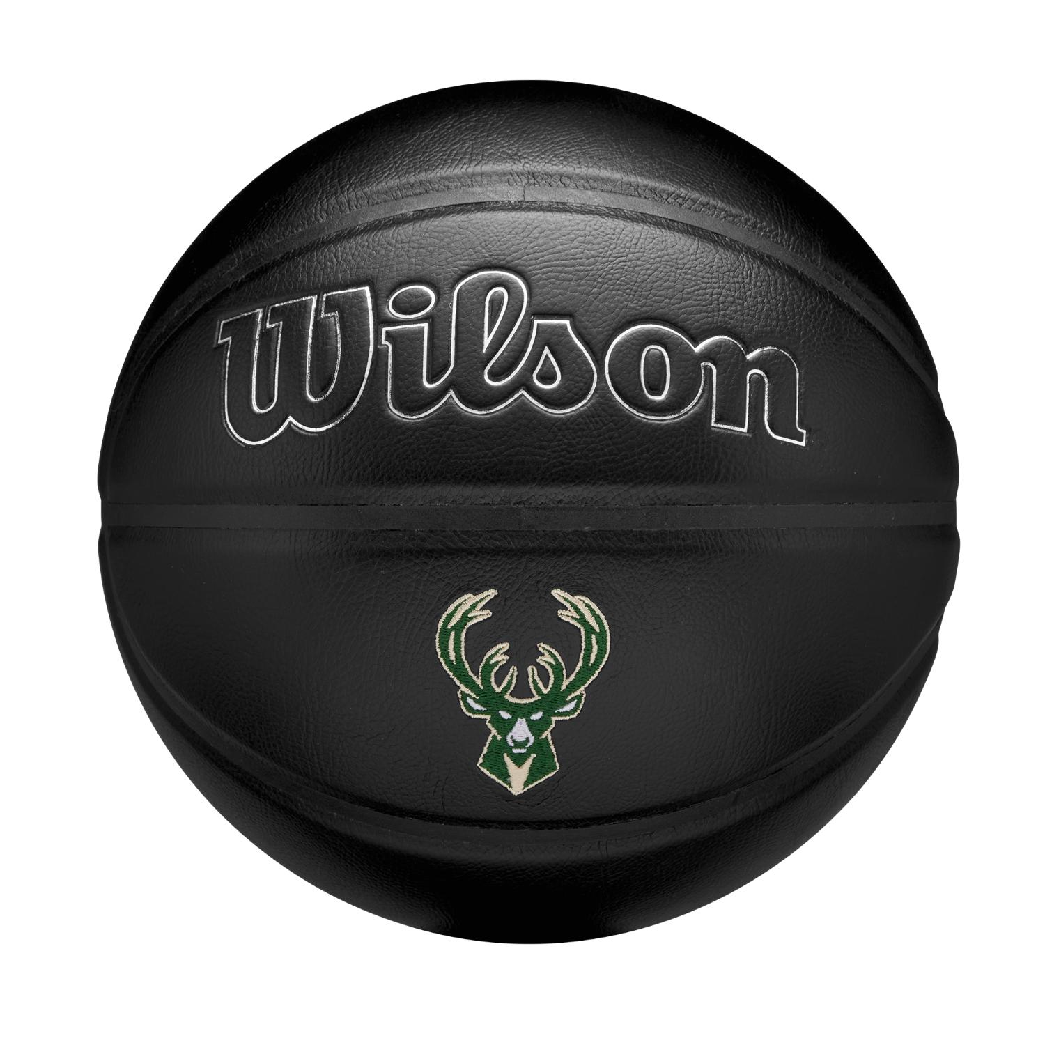 Wilson NBA Team Premiere Milwaukee Bucks Size 7 - Unisex - Míč Wilson - Černé - WZ4026417XB7 - Velikost: 7