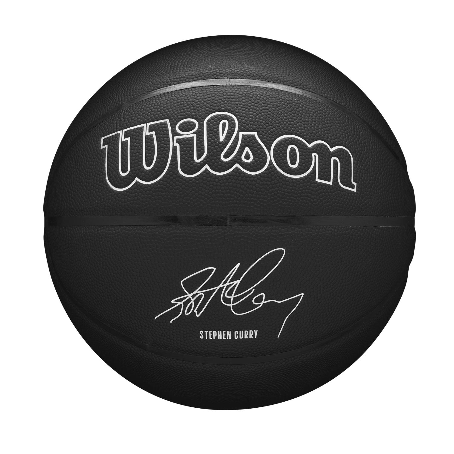 Wilson NBA Player Evergreen Stephen Curry Size 7 - Unisex - Míč Wilson - Černé - WZ4026501XB7 - Velikost: 7