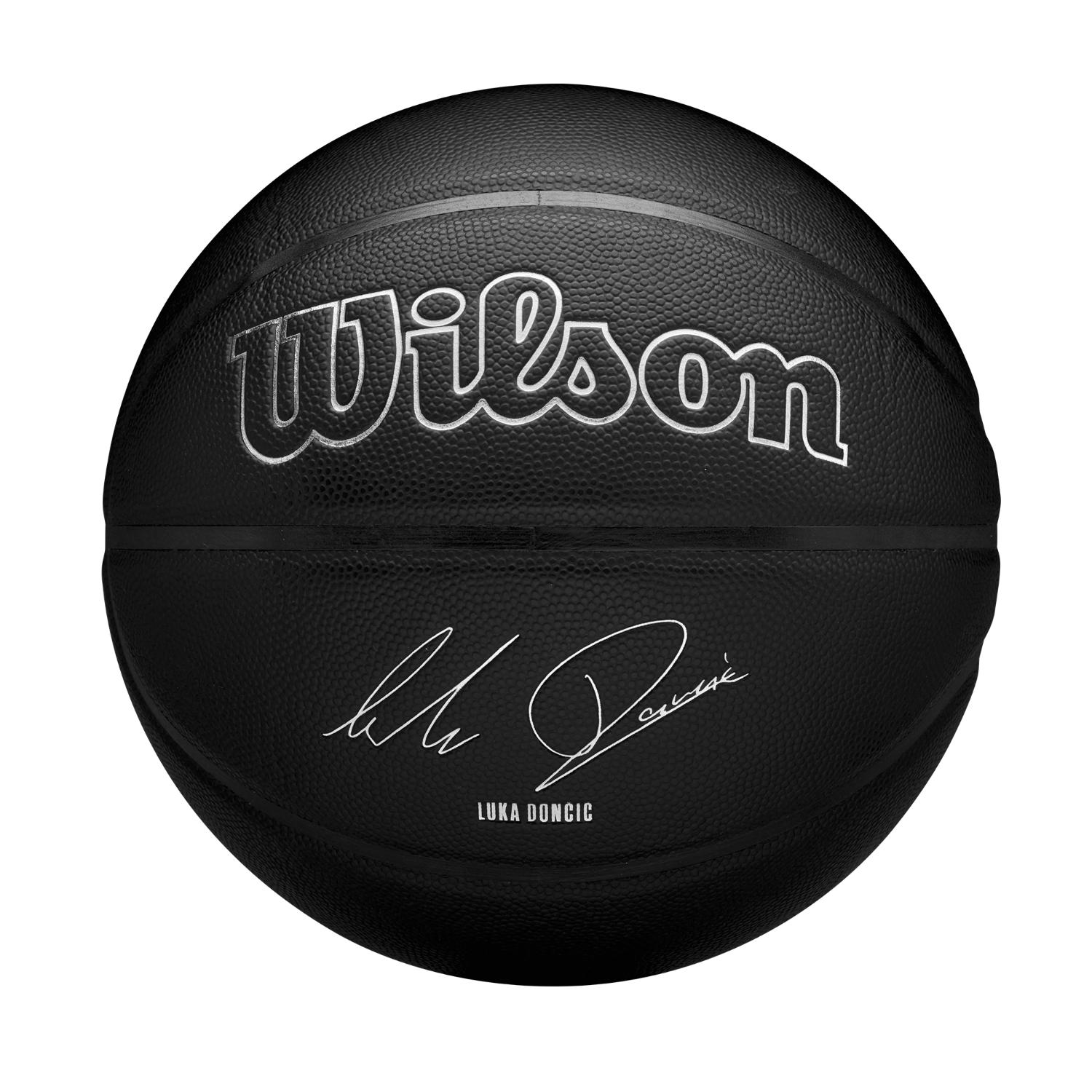 Levně Wilson NBA Player Evergreen Luka Dončić Size 7 - Unisex - Míč Wilson - Černé - WZ4026601XB7
