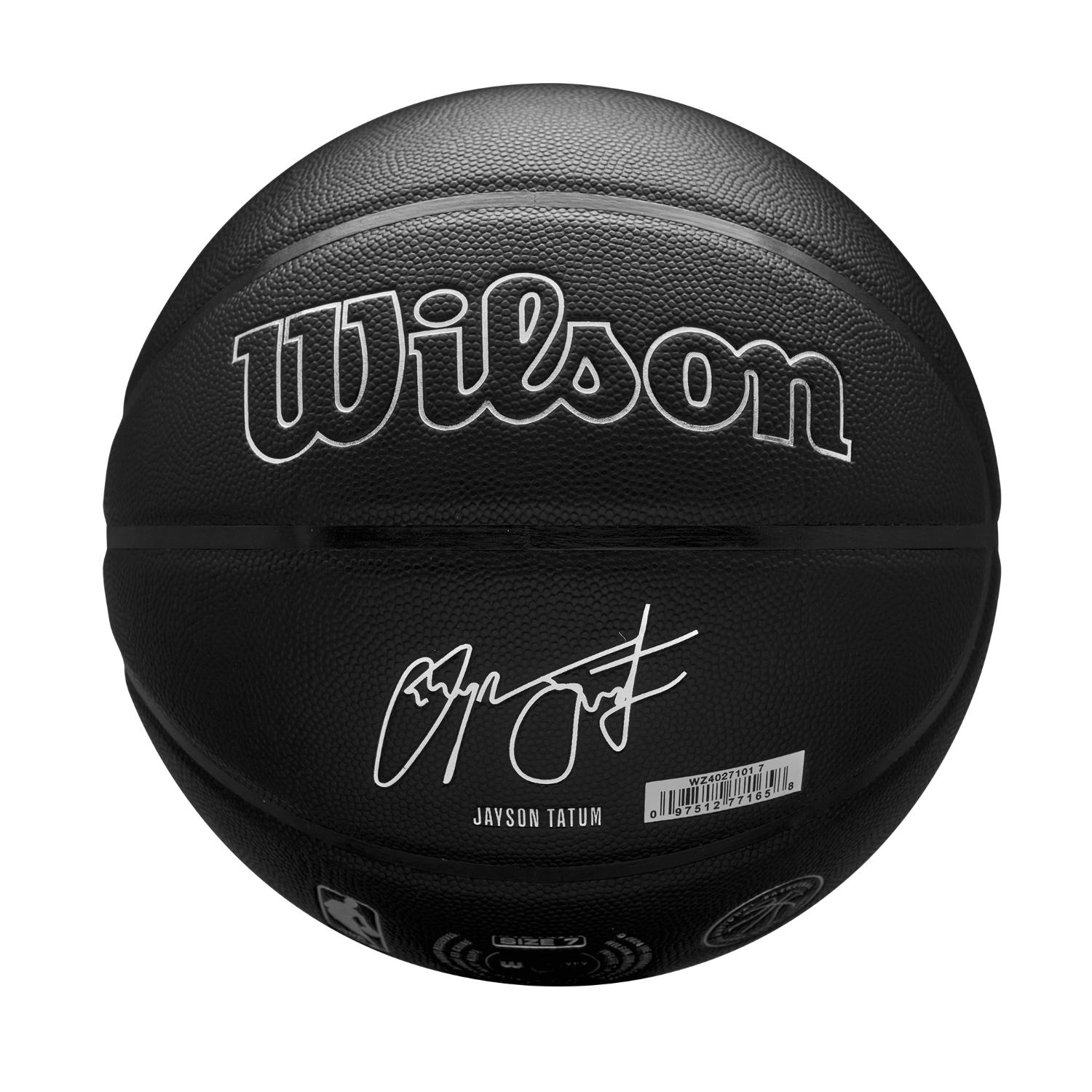 Levně Wilson NBA Player Nightmode Basketball Tatum 7 - Unisex - Míč Wilson - Černé - WZ4027101XB7