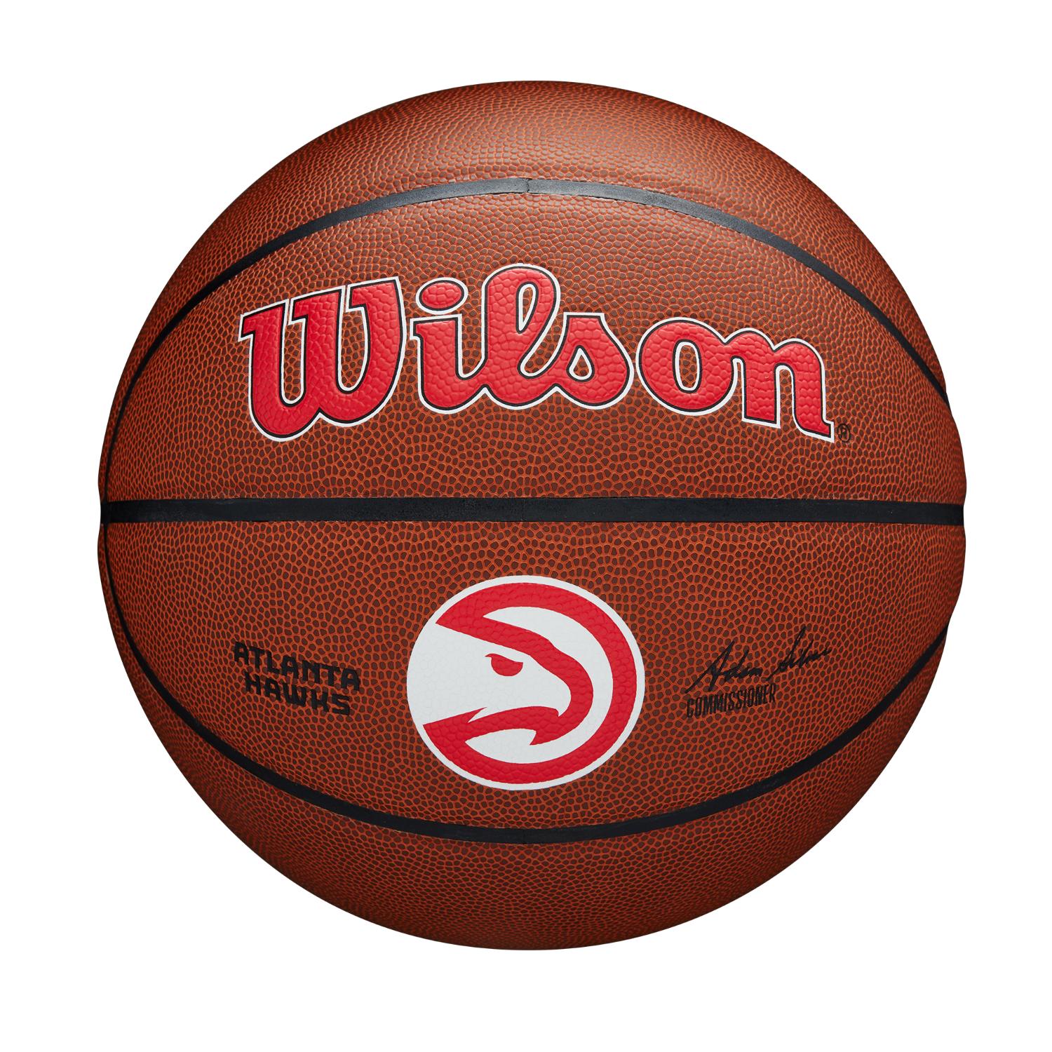 Levně Wilson NBA Team Alliance Atlanta Hawks 7 - Unisex - Míč Wilson - Hnědé - WZ4029301XB7