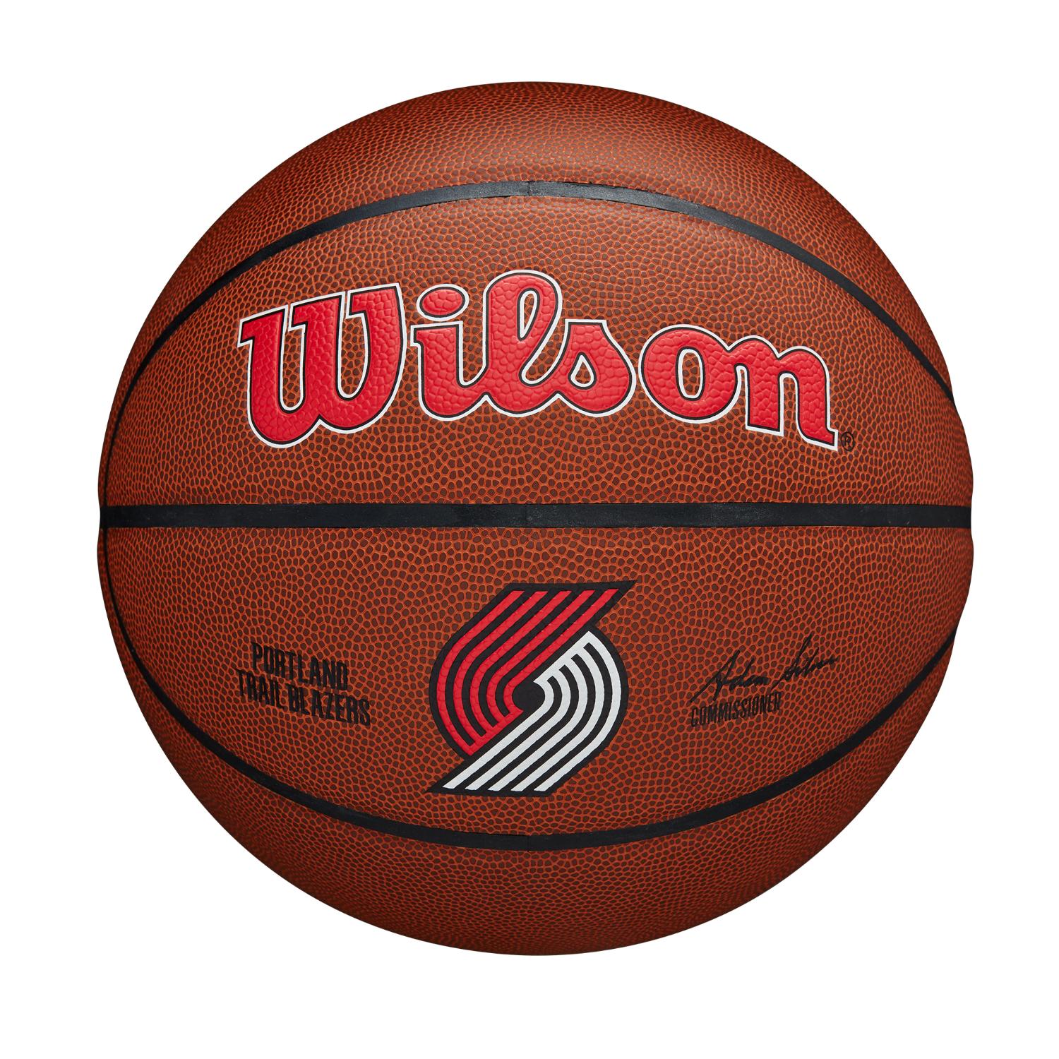 Levně Wilson NBA Team Alliance Portland Trail Blazers - Unisex - Míč Wilson - Hnědé - WZ4029325XB7