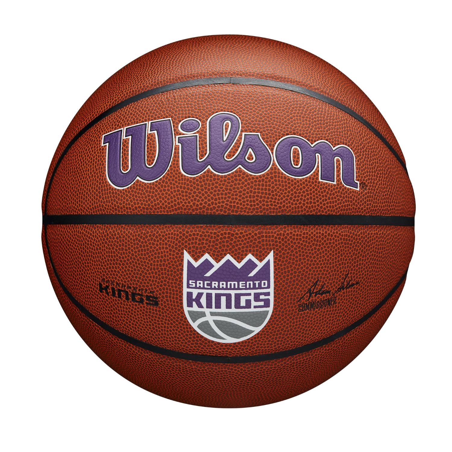 Levně Wilson NBA Team Alliance Sacramento Kings - Unisex - Míč Wilson - Hnědé - WZ4029326XB7