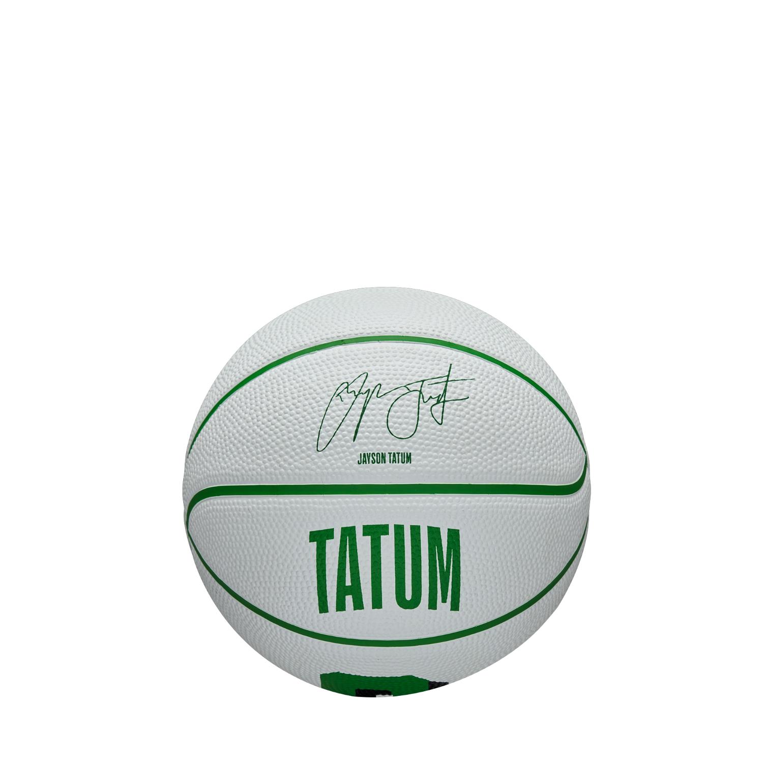 Levně Wilson NBA Player Icon Mini Basketball Jayson Tatum - Unisex - Míč Wilson - Bílé - WZ4030401XB3
