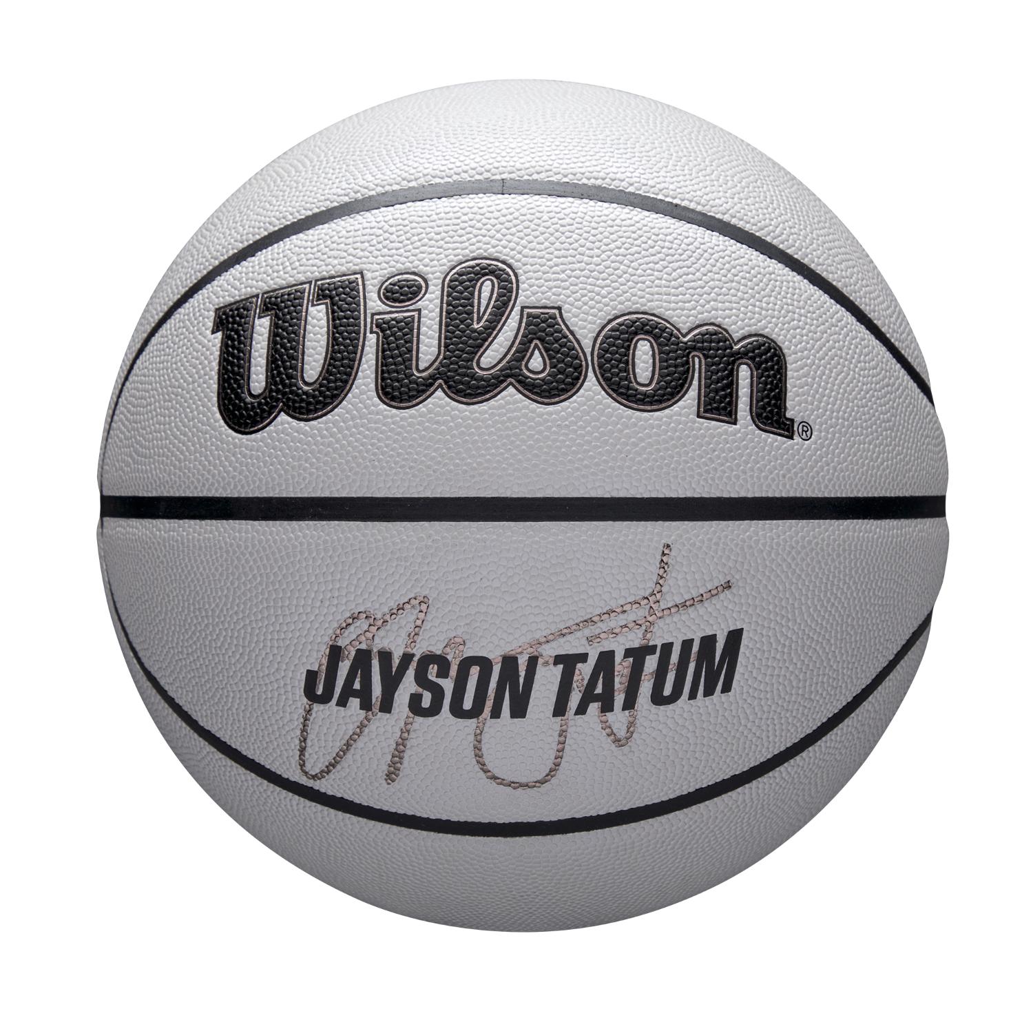 Levně Wilson NBA Player Icon UV Basketball Jason Tatum - Unisex - Míč Wilson - Šedé - WZ4030801XB7