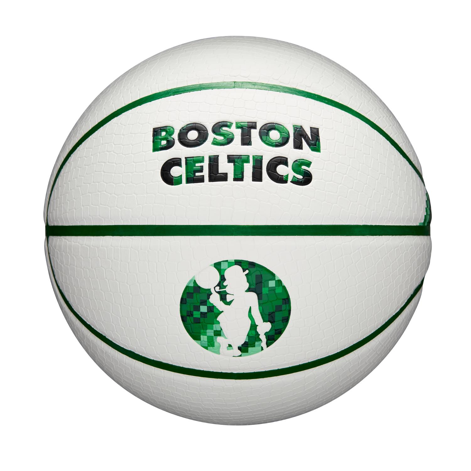 Levně Wilson NBA Team Pixel Basketball Boston Celtics 7 - Unisex - Míč Wilson - Bílé - WZ4037201XB7