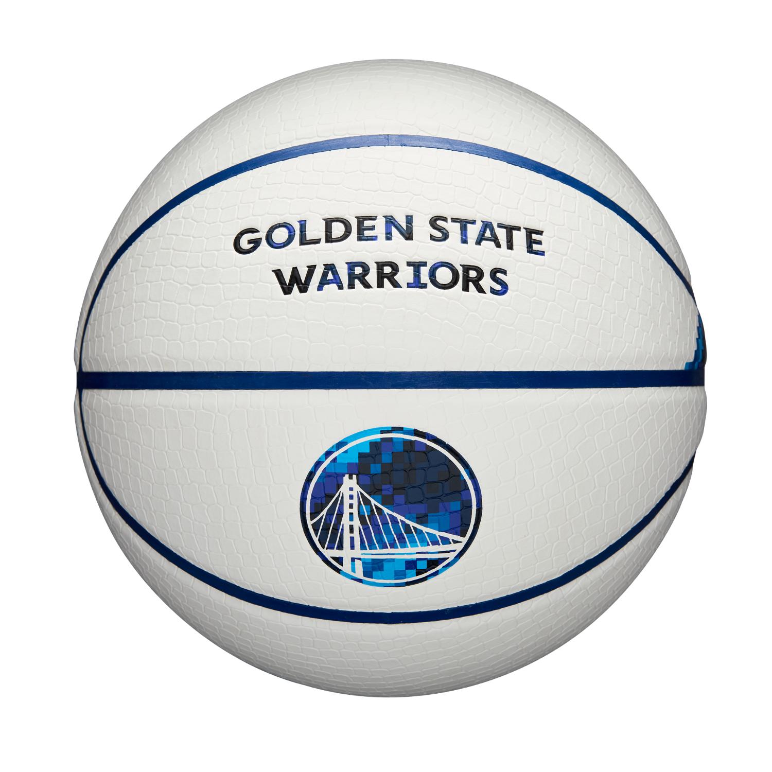 Levně Wilson NBA Team Pixel Basketball Golden State Warriors 7 - Unisex - Míč Wilson - Bílé - WZ4037203XB7