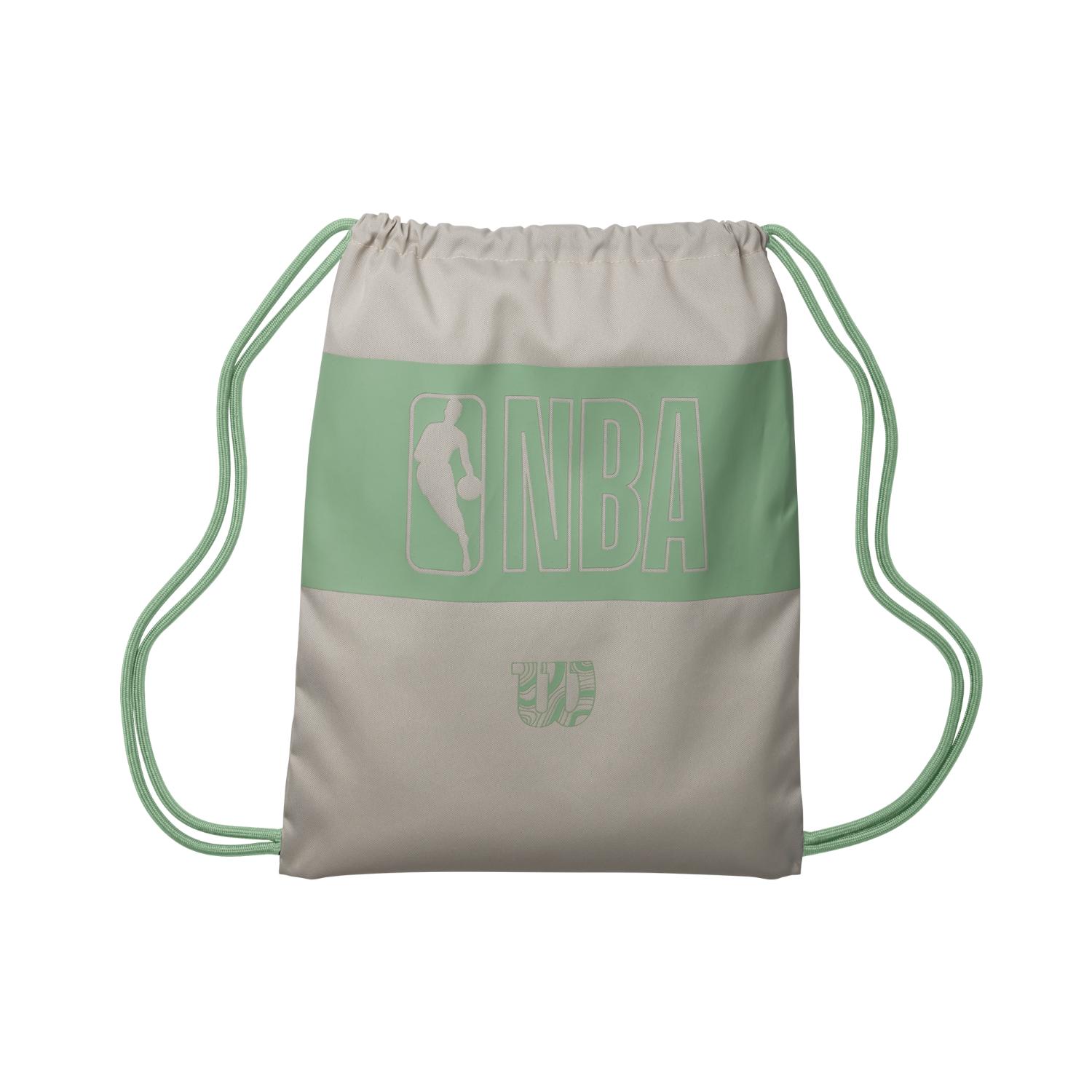 Wilson NBA Drv Eco Drawstring Bag - Unisex - Batoh Wilson - Bílé - WZ6015101 - Velikost: UNI