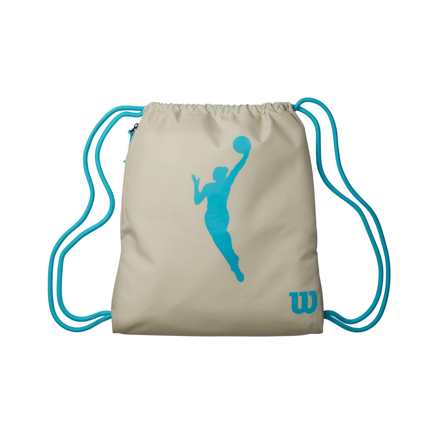 Wilson WNBA Heir Drawstring Bag - Unisex - Batoh Wilson - Bílé - WZ6015201 - Velikost: UNI