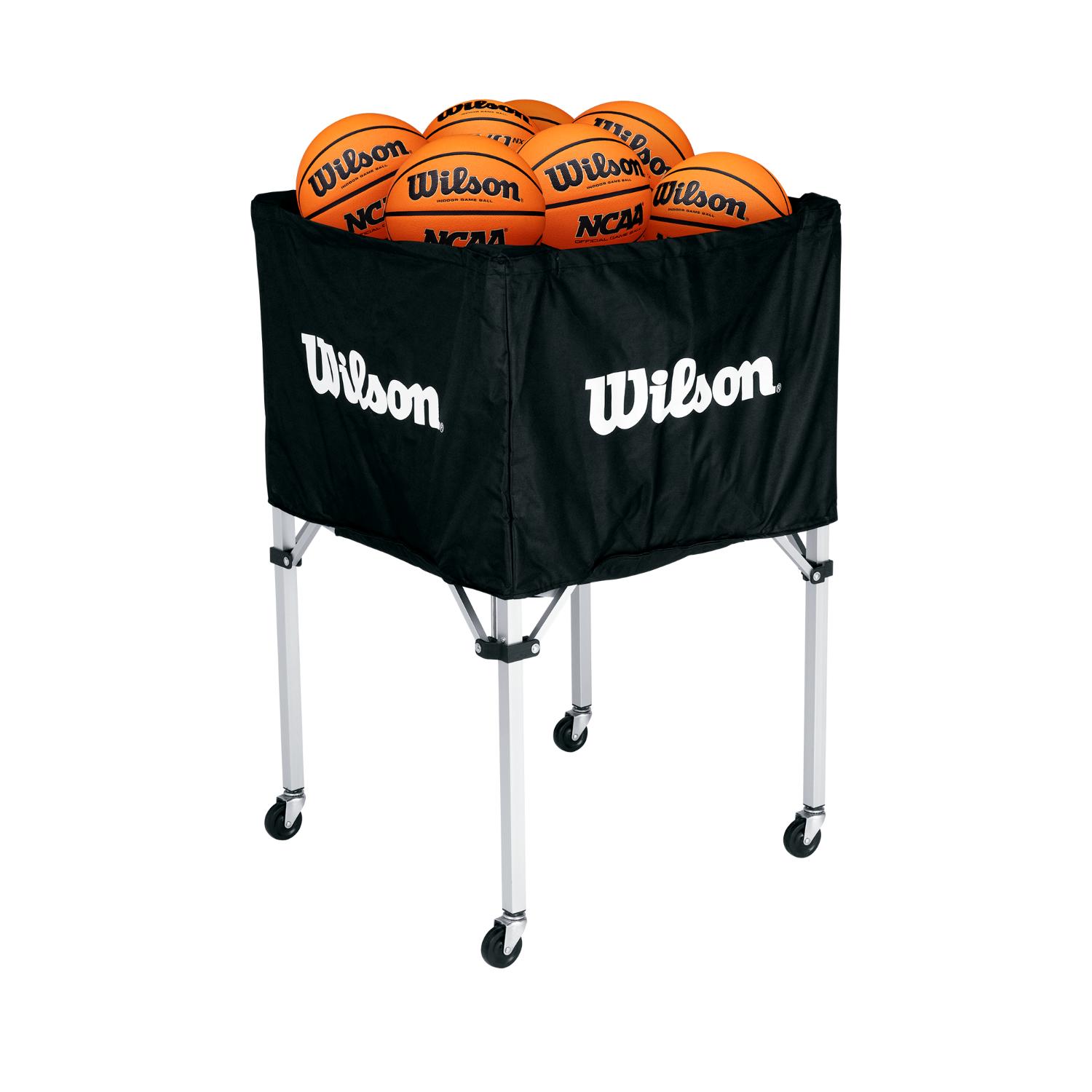 Levně Wilson Collapsible Square Basketball Cart Black - Unisex - Doplněk Wilson - Černé - WZ6018201